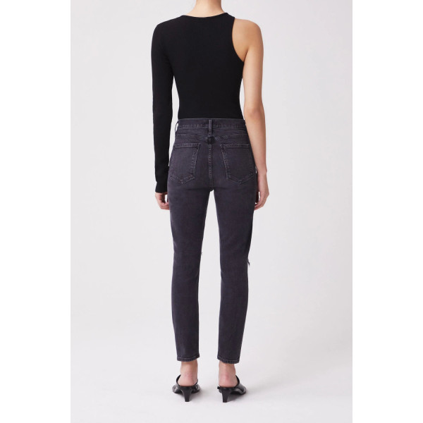 Brocade High Rise Slim