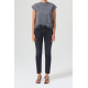 Rubis Glow Mid Rise Slim Crop