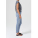 Rubis Glow Mid Rise Slim Crop