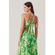 Omega Print Dress