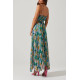 Delicata Floral Pleat Dress