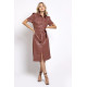 Obsidian Midi Vegan Dress
