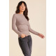 Indigo Neck Top