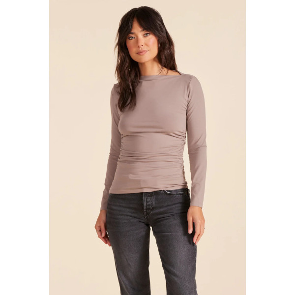 Indigo Neck Top