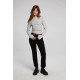 Thyme Pulse Shirred Top