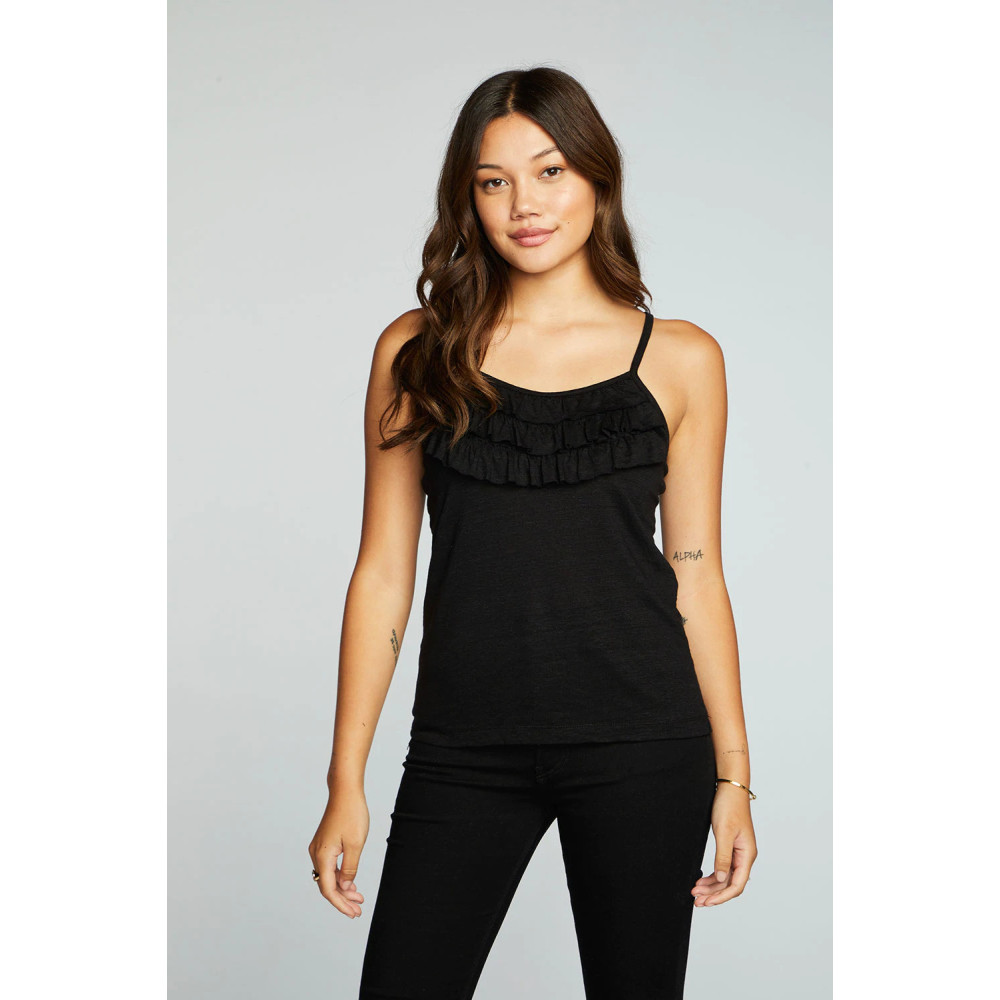 Amore Drift Ruffle Tank