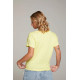 Satén V-Neck Tee