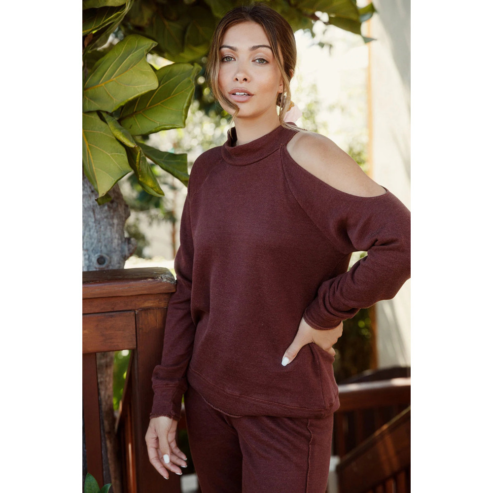 Tendre Calma Shoulder Sweatshirt