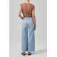 Onde Crop Wide Leg Jean