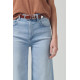 Onde Crop Wide Leg Jean