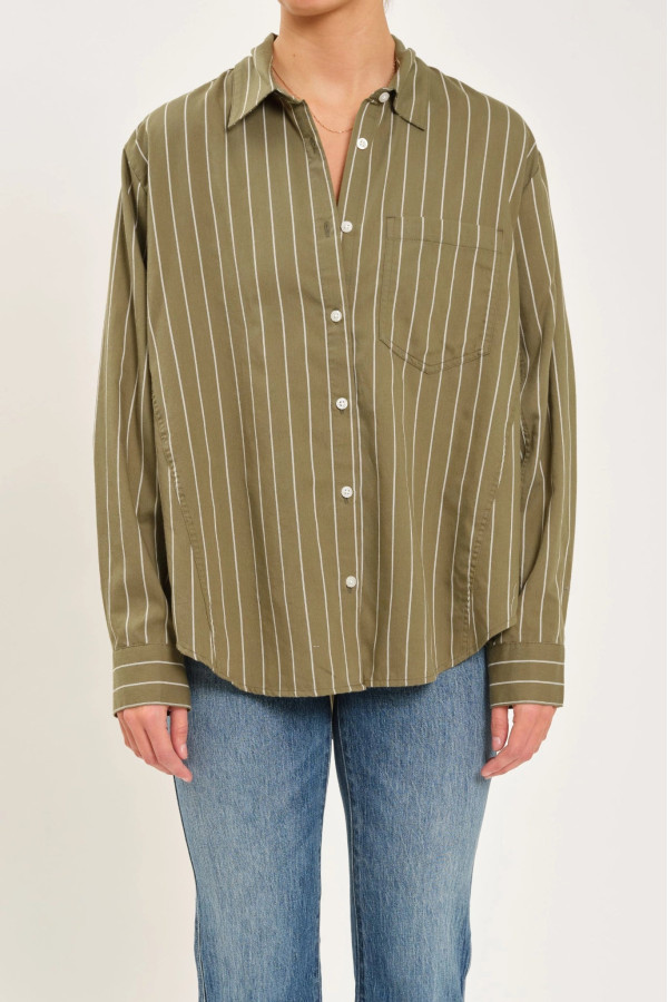 Fortuna Boyfriend Button Up Shirt
