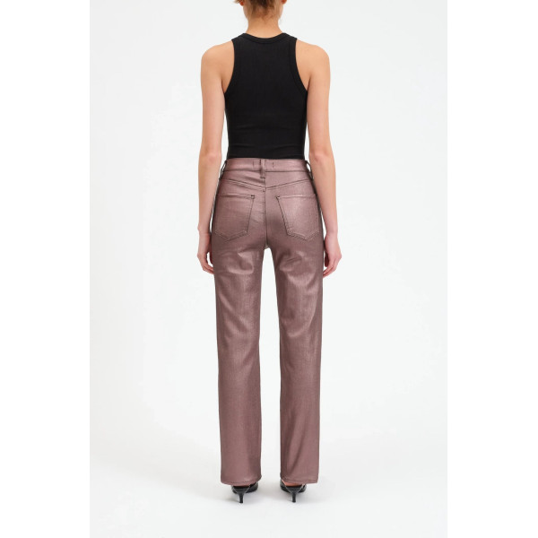 Iconic Stile High Rise Vintage Straight in Coated Penny