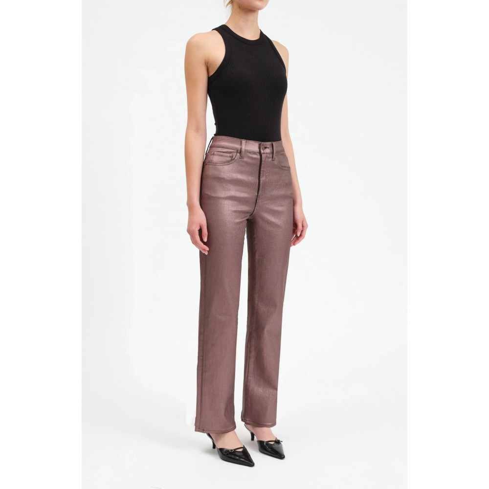 Iconic Stile High Rise Vintage Straight in Coated Penny