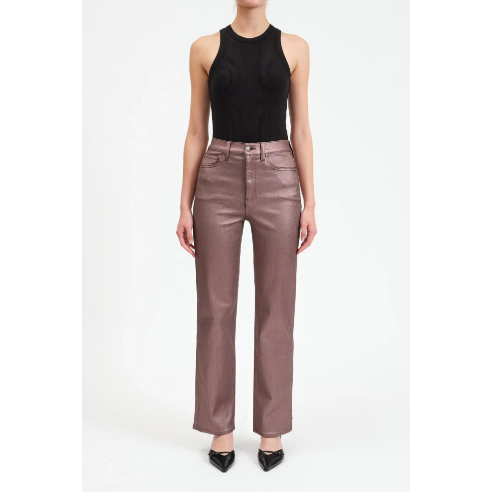 Iconic Stile High Rise Vintage Straight in Coated Penny
