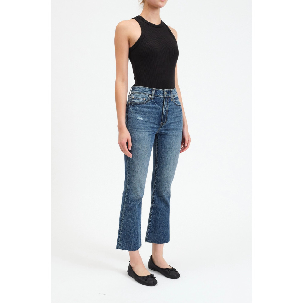 Paradise Girl Crop Flare in Socialite Vintage