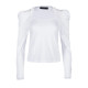Moda Lumina Ruffle Trim Top