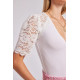 Copper Lace Top