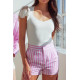 Hibiscus Lace Sleeve Top