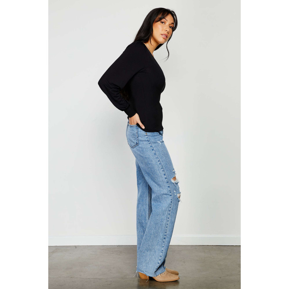 Fortuna V Neck Top