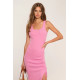 Ivory Fitted Ruched Dress