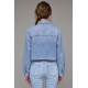 Acqua Soft Denim Crop Shirt