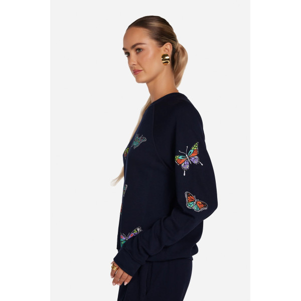 Brisk Vintage Butterfly Sweatshirt