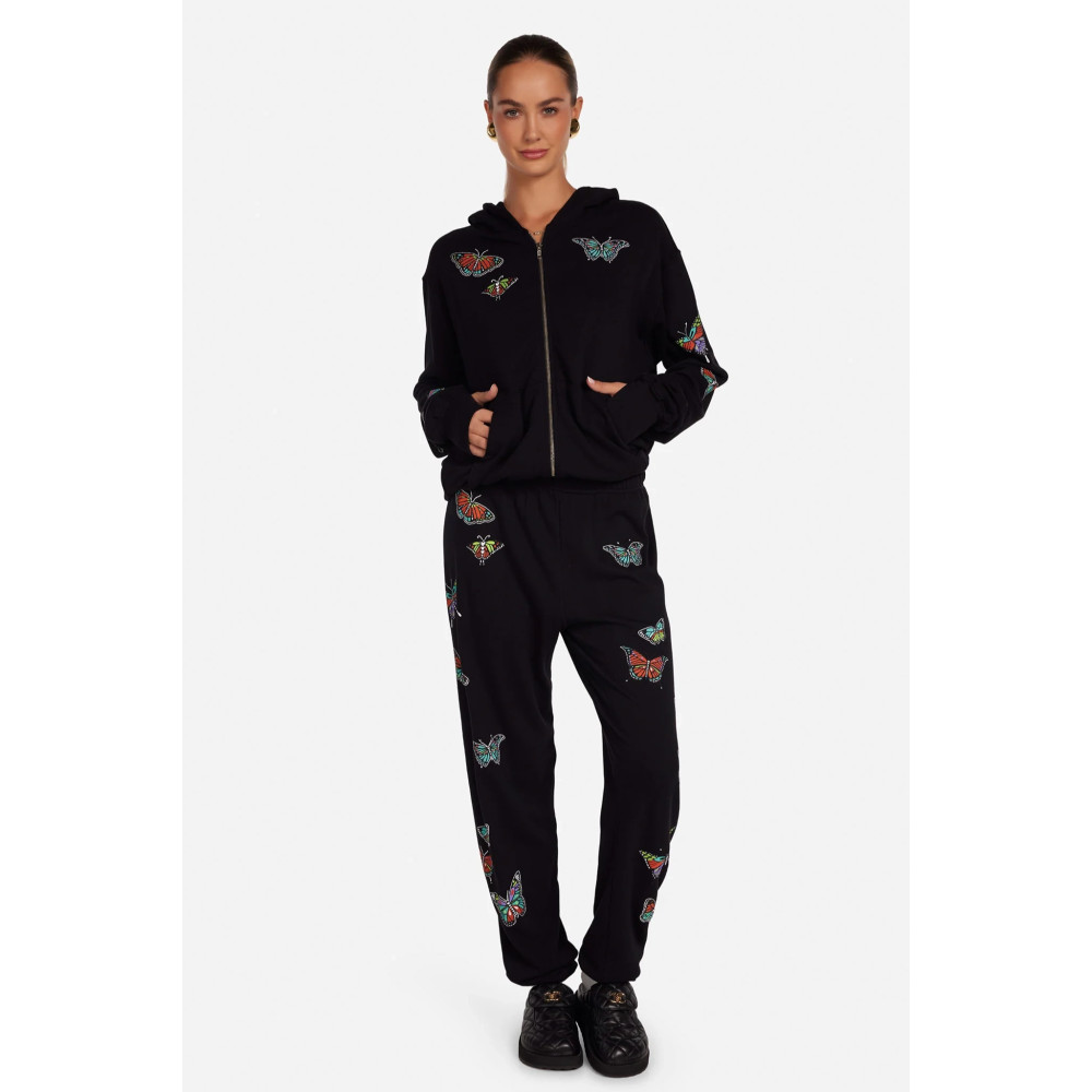 Ivory Butterfly Hoodie