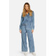 Glimmer Wide Leg Denim Pant