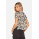 Carnation Cielo Camo Mesh Tee