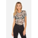 Carnation Cielo Camo Mesh Tee