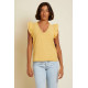 Autumn Luxe Contrast Ruffle Tank