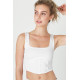 Violetta Square Neck Corset Tank