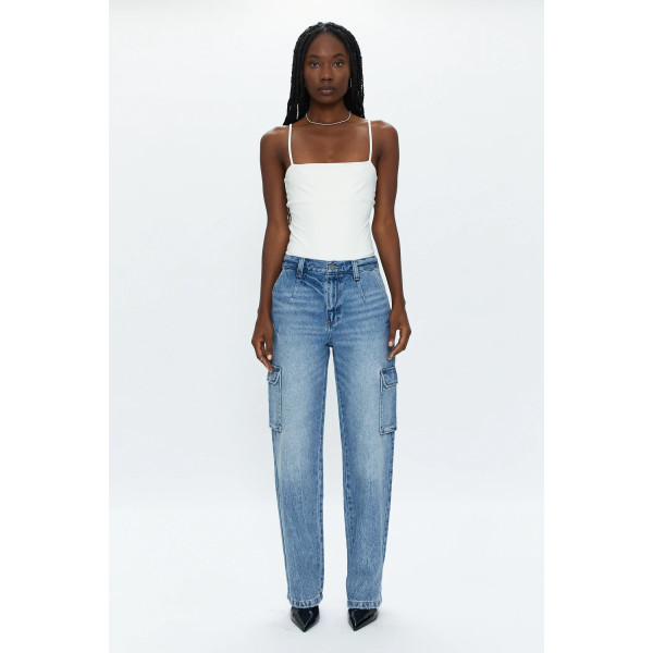 Wave Grâce Cargo Mid Rise Straight
