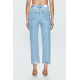 Onyx Crop High Rise Straight Jean