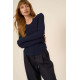 Mussola Comeback Notch Neck Long Sleeve