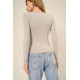 Rhythm Boat Neck Long Sleeve