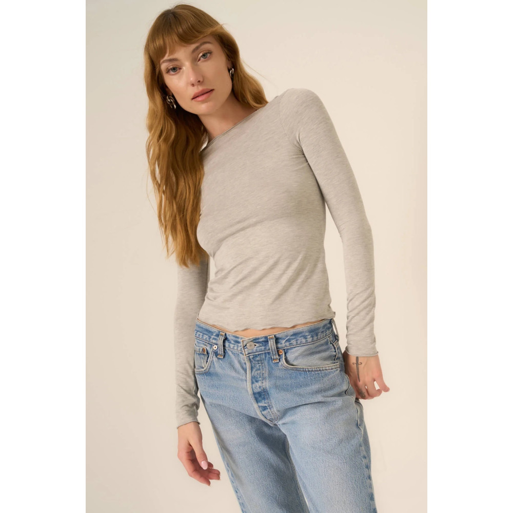 Rhythm Boat Neck Long Sleeve