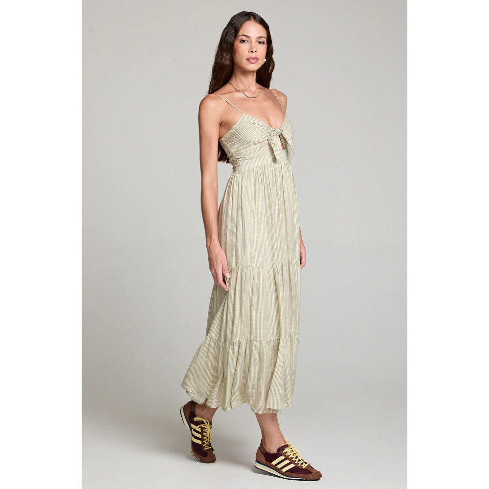 Énigme Midi Stripe Dress
