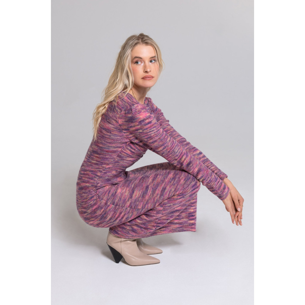 Espoir Space Dye Sweater Dress