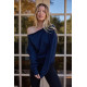 Arc Luxe Off The Shoulder Sweatshirt