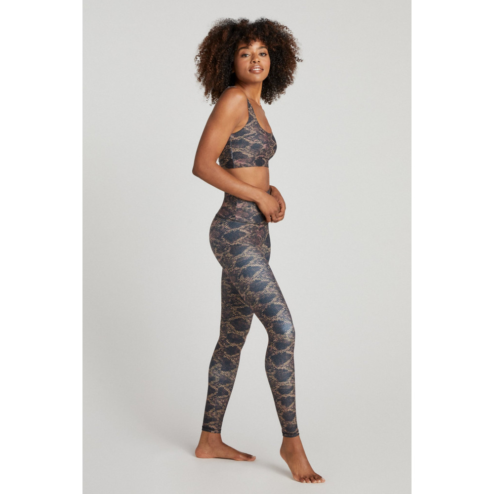 Glitter Snake Ankle Legging