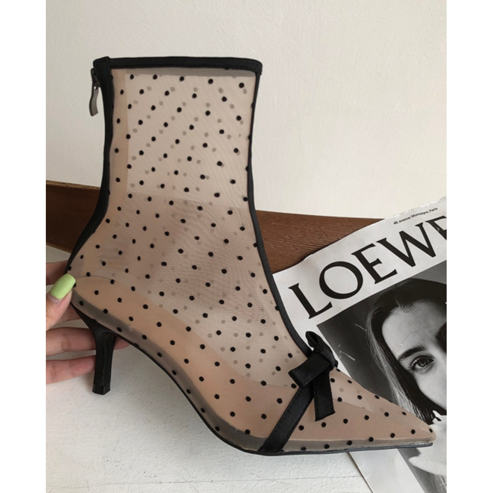 Copper Mesh Boots
