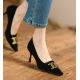 Chaleur Leather Heels