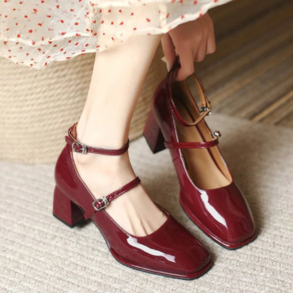 Crimson Glow Shoes