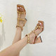 Wine Glow Sandals