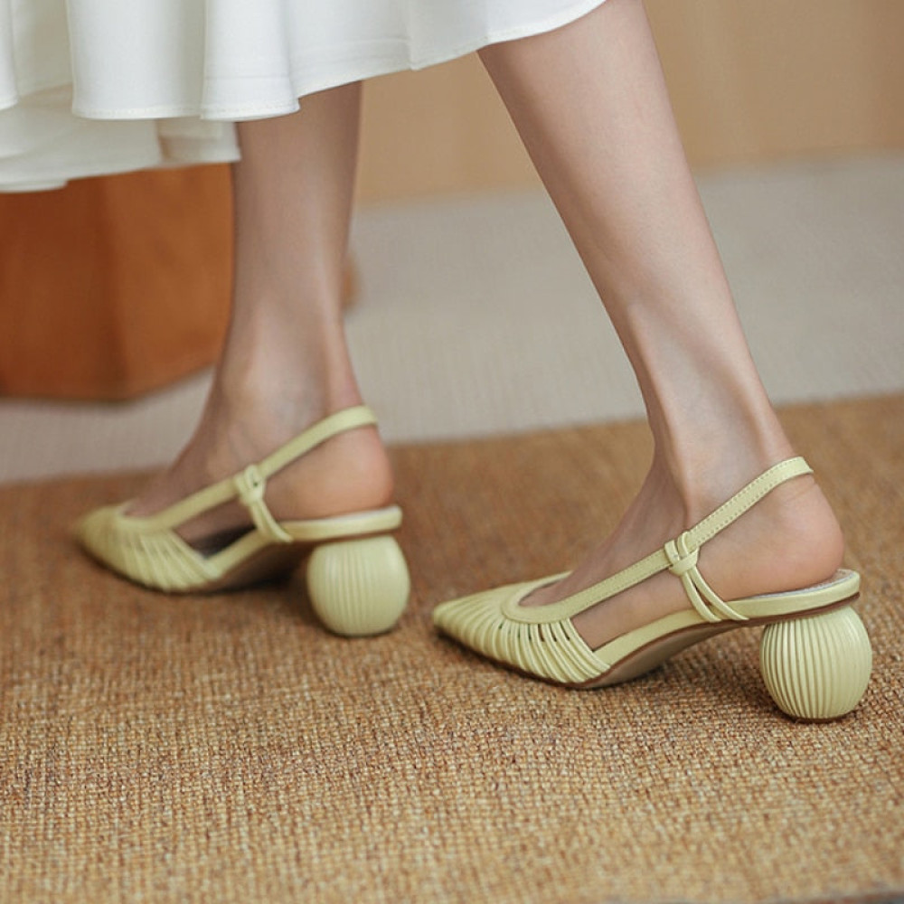 Silk Symmetry Sandals