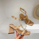 Wine Glow Sandals