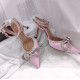 Satén Crystal Heels