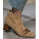 Haze Zipper Ankle Boots