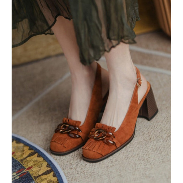Brisa Suede Heels